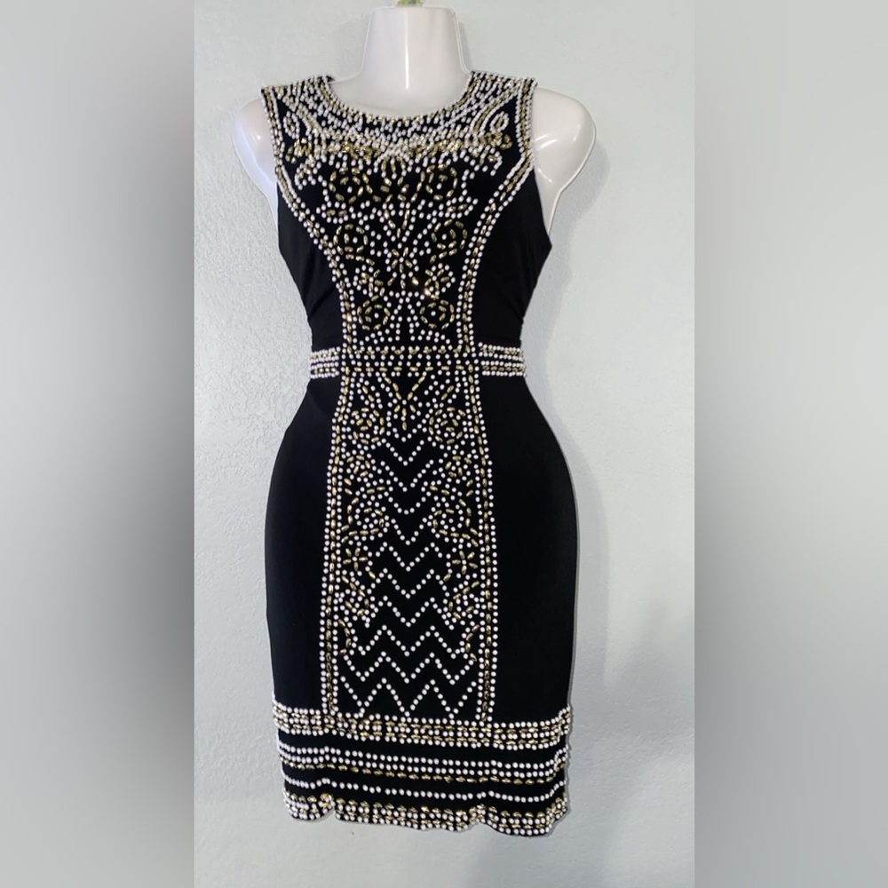 SPEECHLESS core social beaded dress